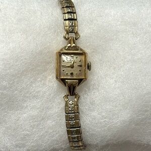 Vintage Paul Breguette Ladies Watch Untested Spiedel 10KGF Expansion Band